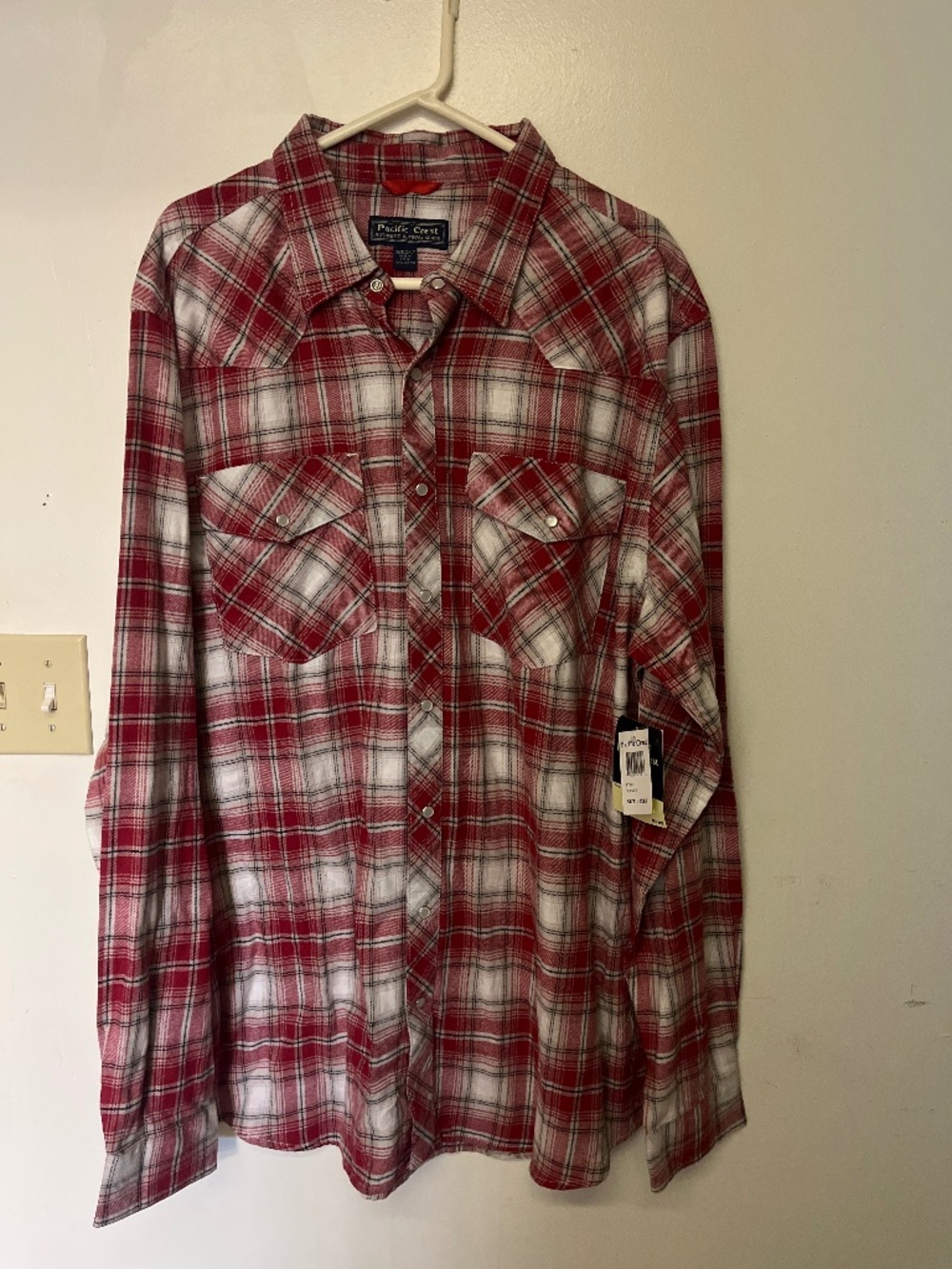 Pacific Crest Men’s Flannel with pearl snaps